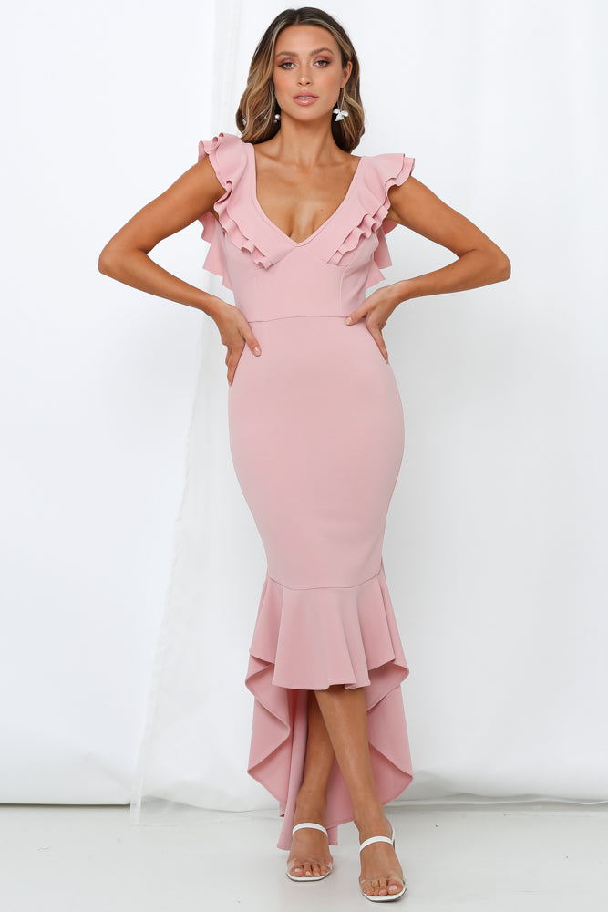The Hills Maxi Dress Blush