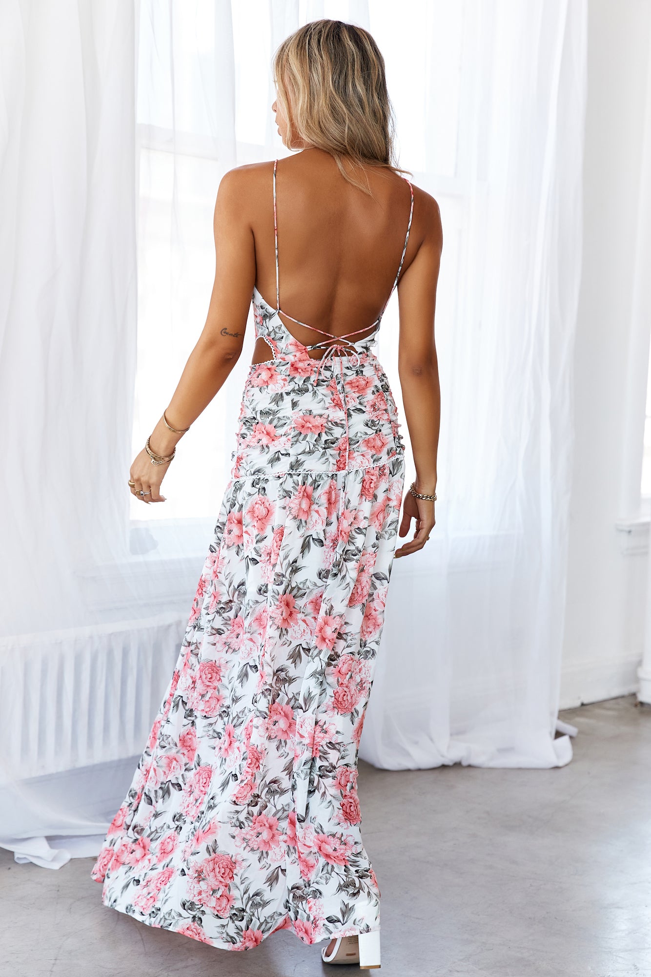 Just Us Maxi Dress White