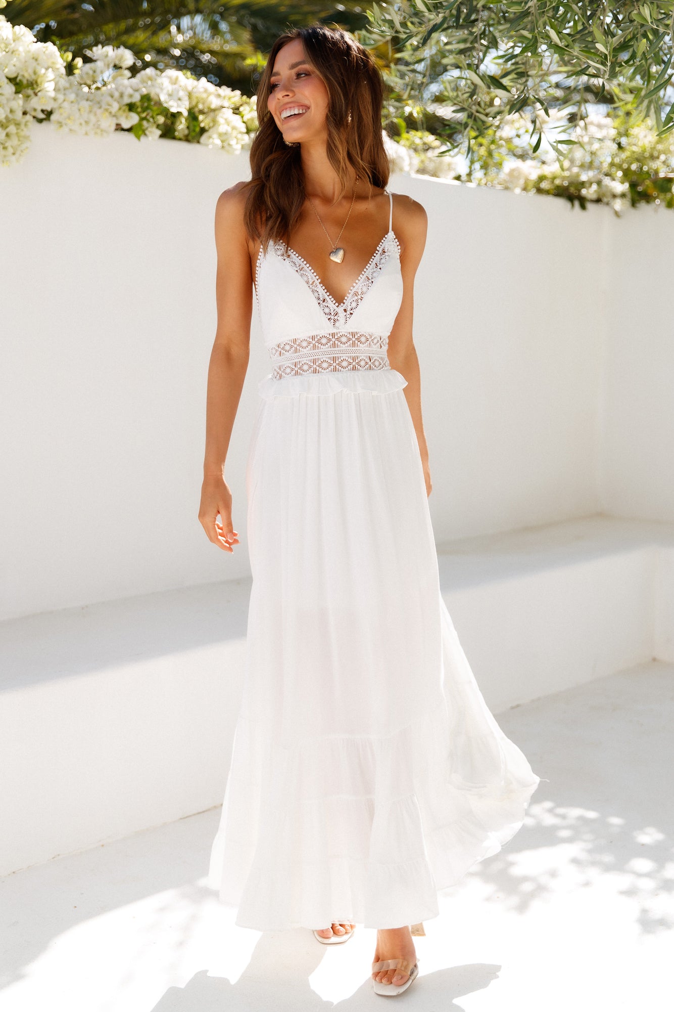 Before Anyone Else Maxi Dress White