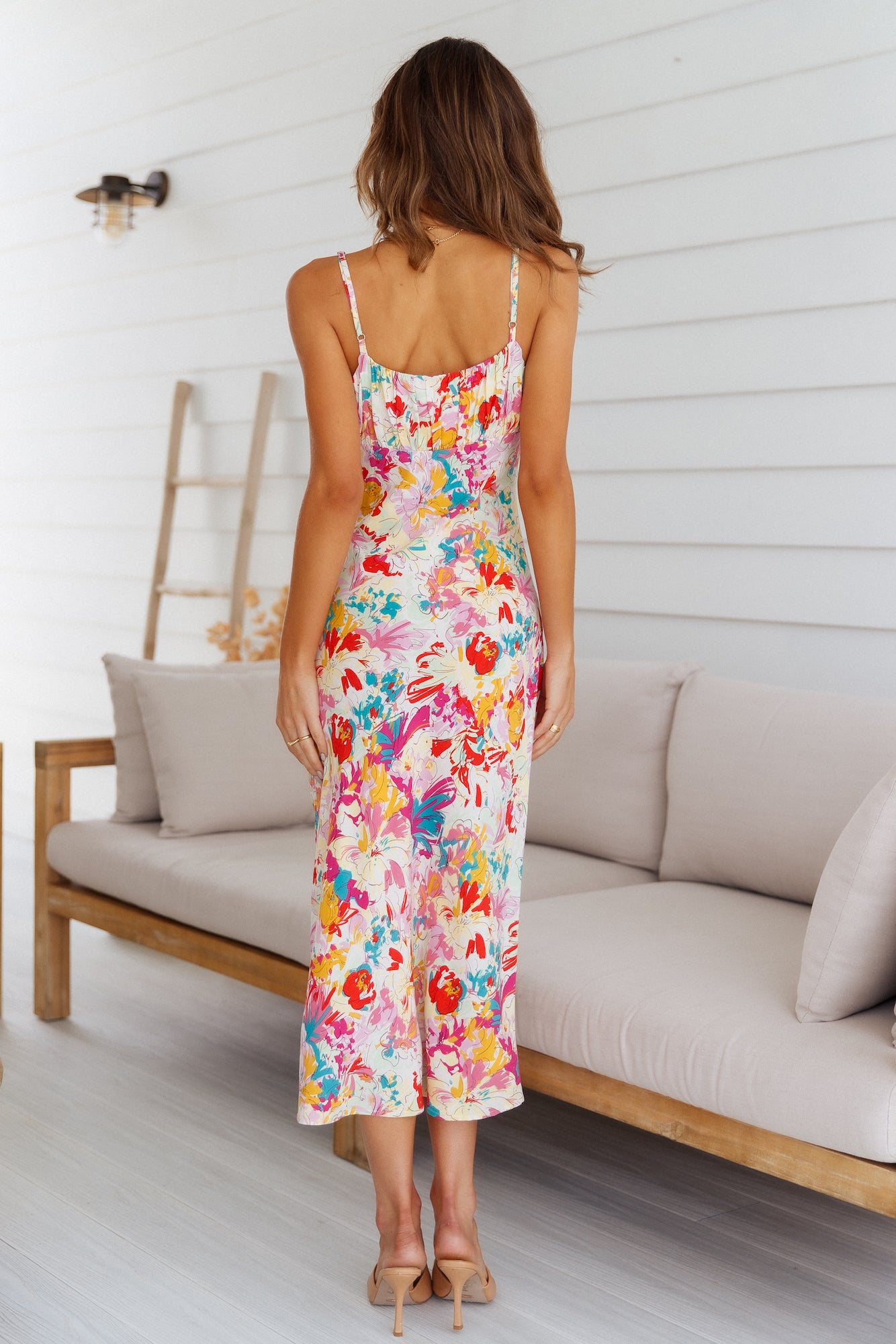 SEVEN WONDERS Lori Midi Dress