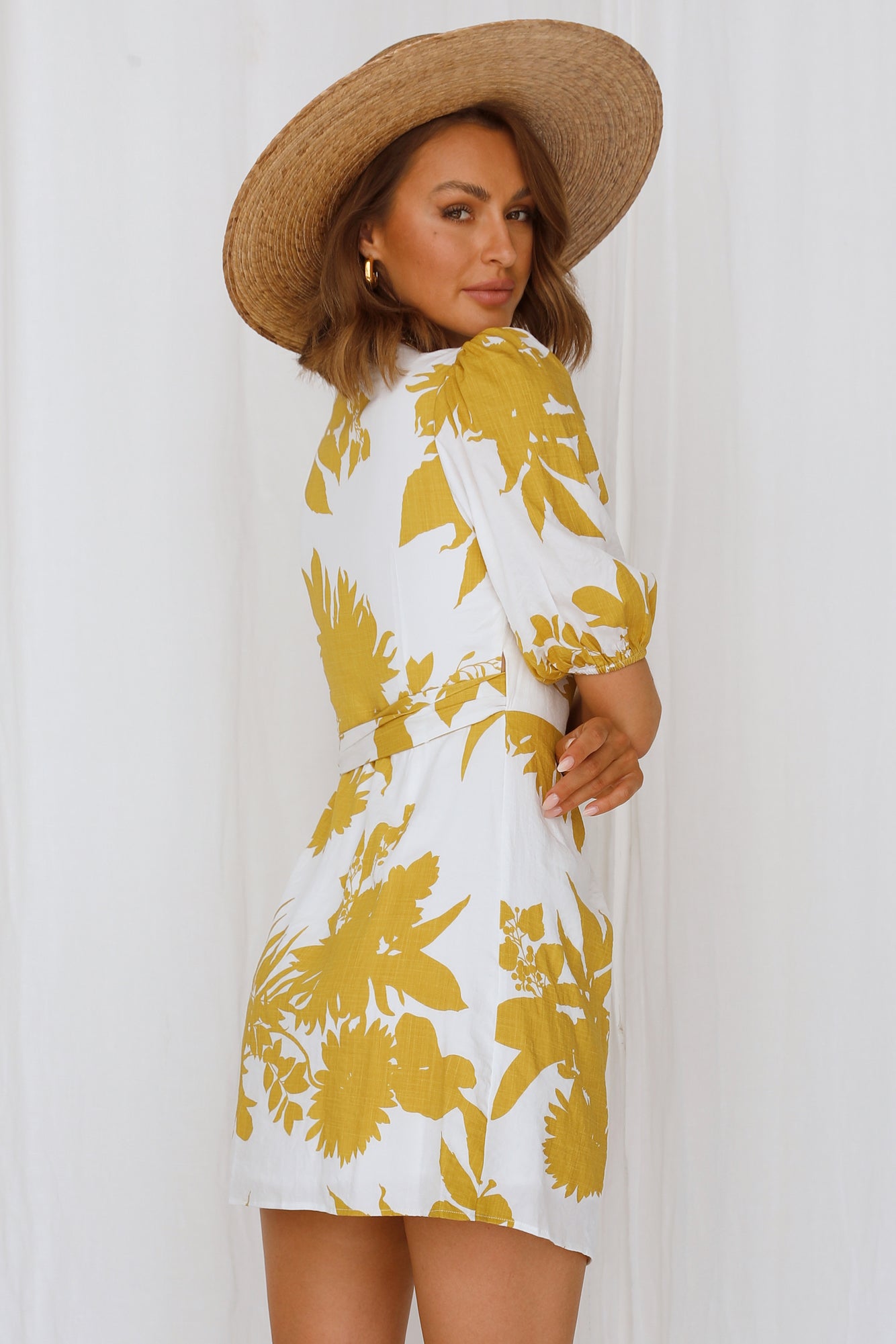 Feel The Rain Dress Yellow
