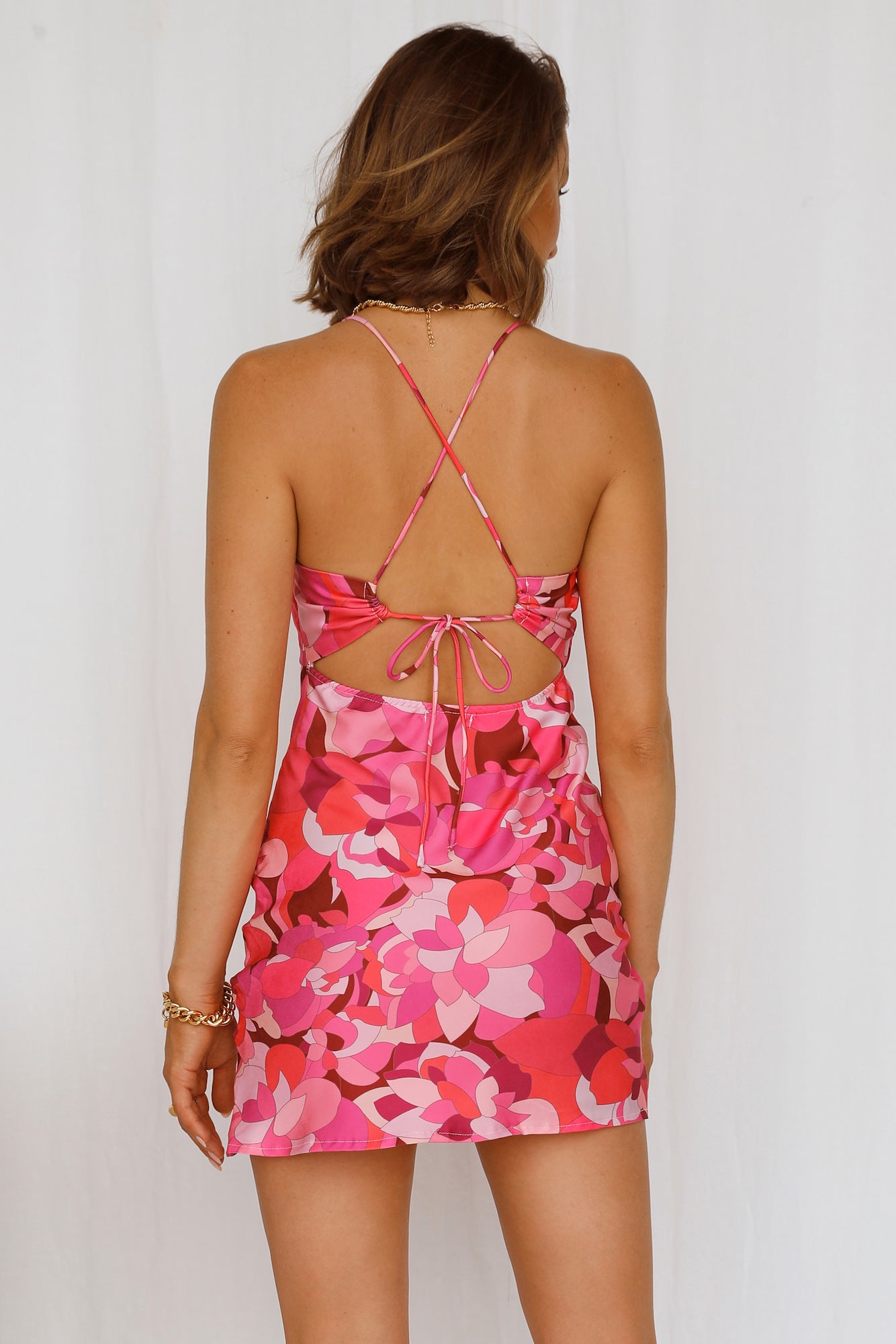 Babe Hotline Dress Pink
