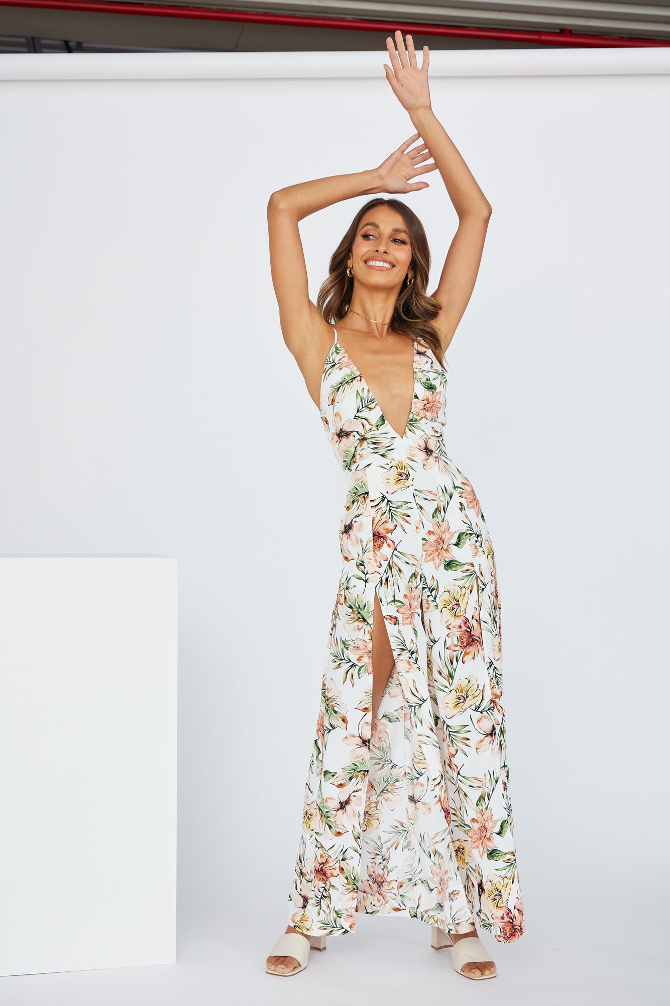 Want You More Jumpsuit White