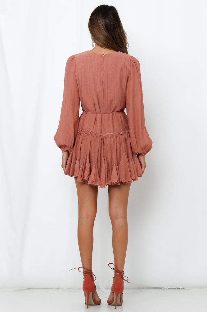 Once In A Blue Moon Dress Rose