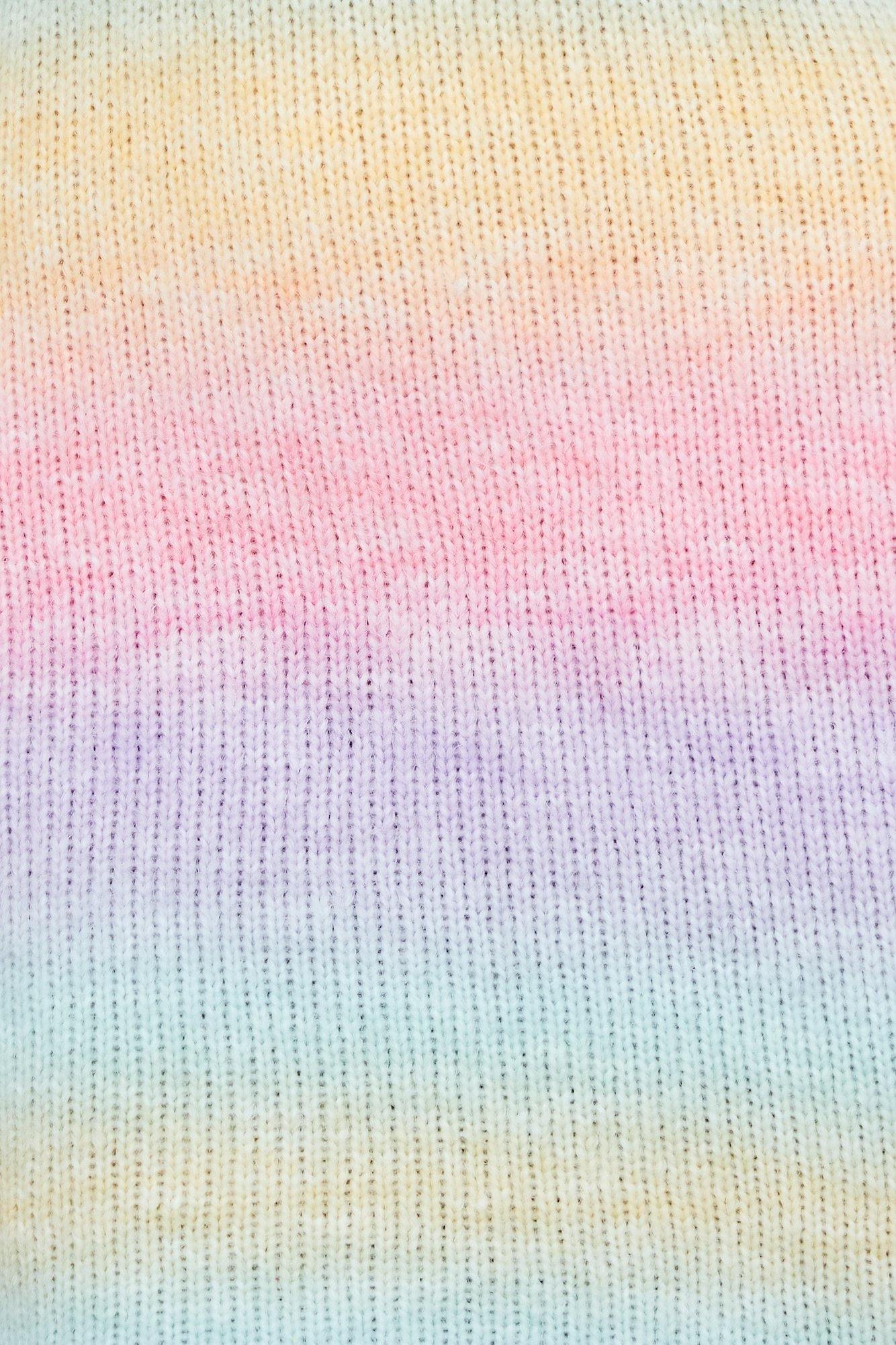 Sky Clouds Knit Dress Yellow