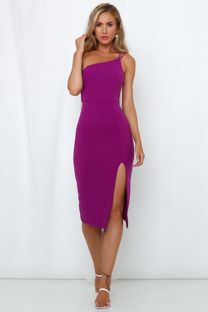 Taking It Back Dress Purple
