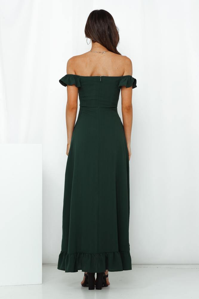 Sweeter Than Honey Maxi Dress Green