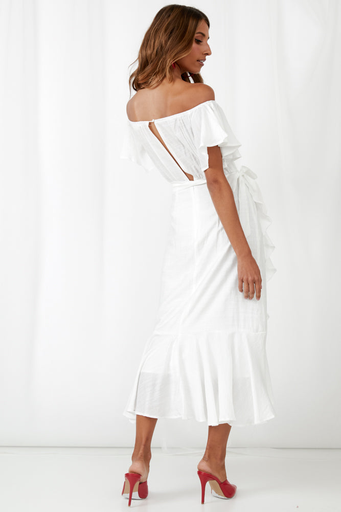 Good As You Midi Dress White