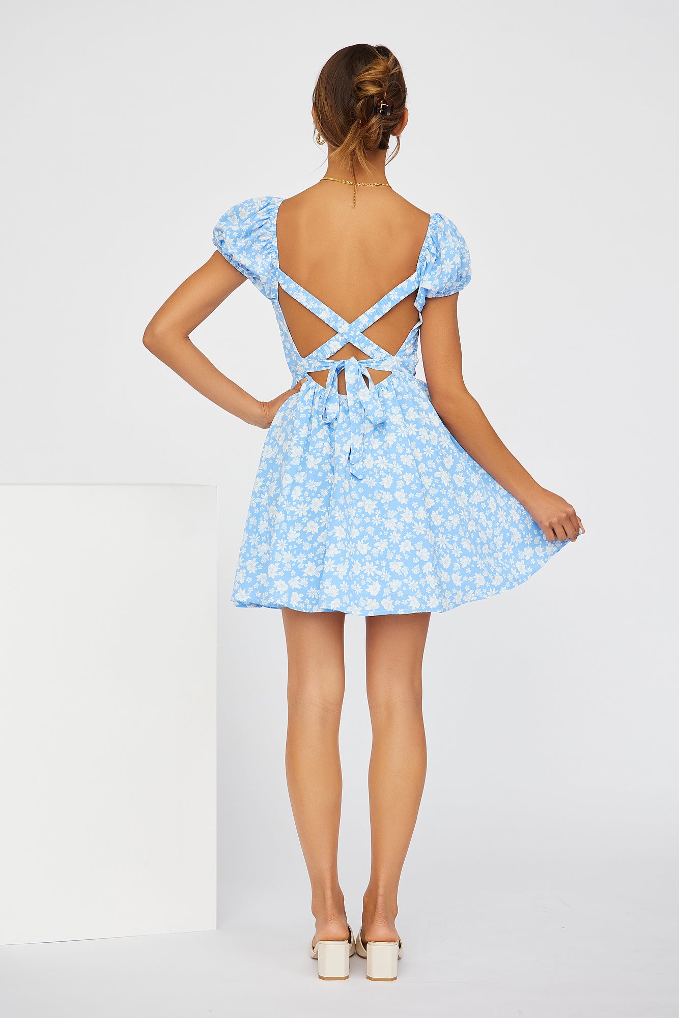 Love At Dawn Dress Blue