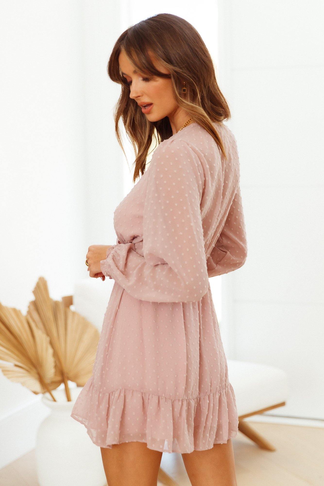 Be A Visionary Dress Dusty Pink