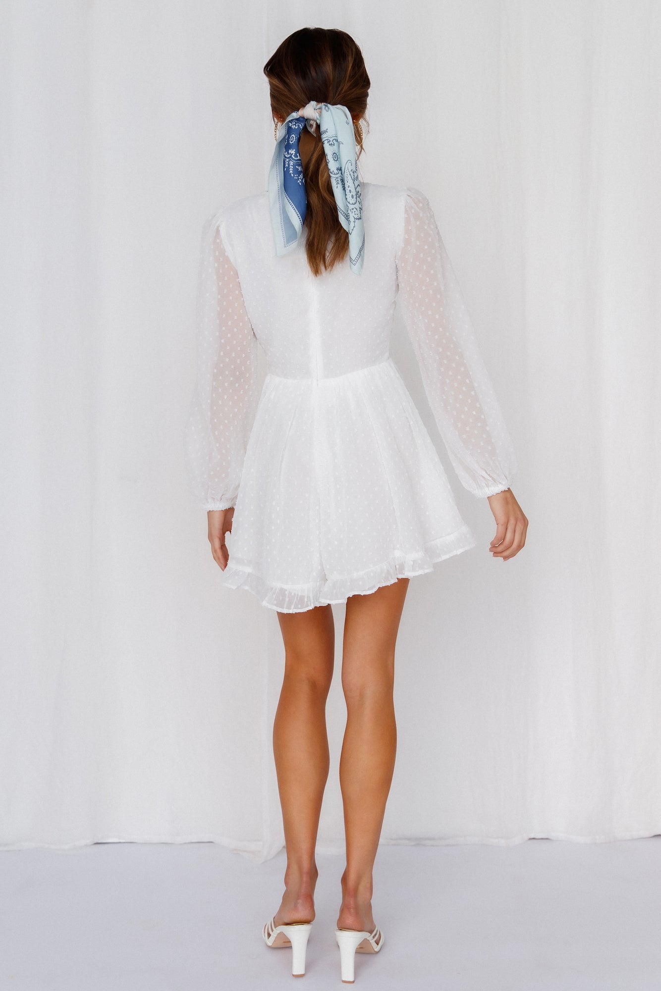 Hi There Romper White