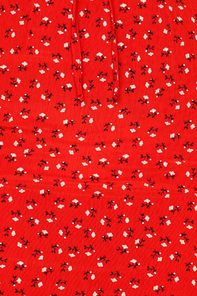 Tied To You Dress Red