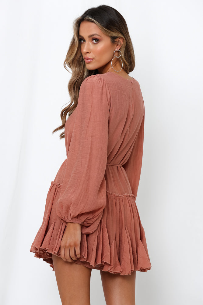 Once In A Blue Moon Dress Rose