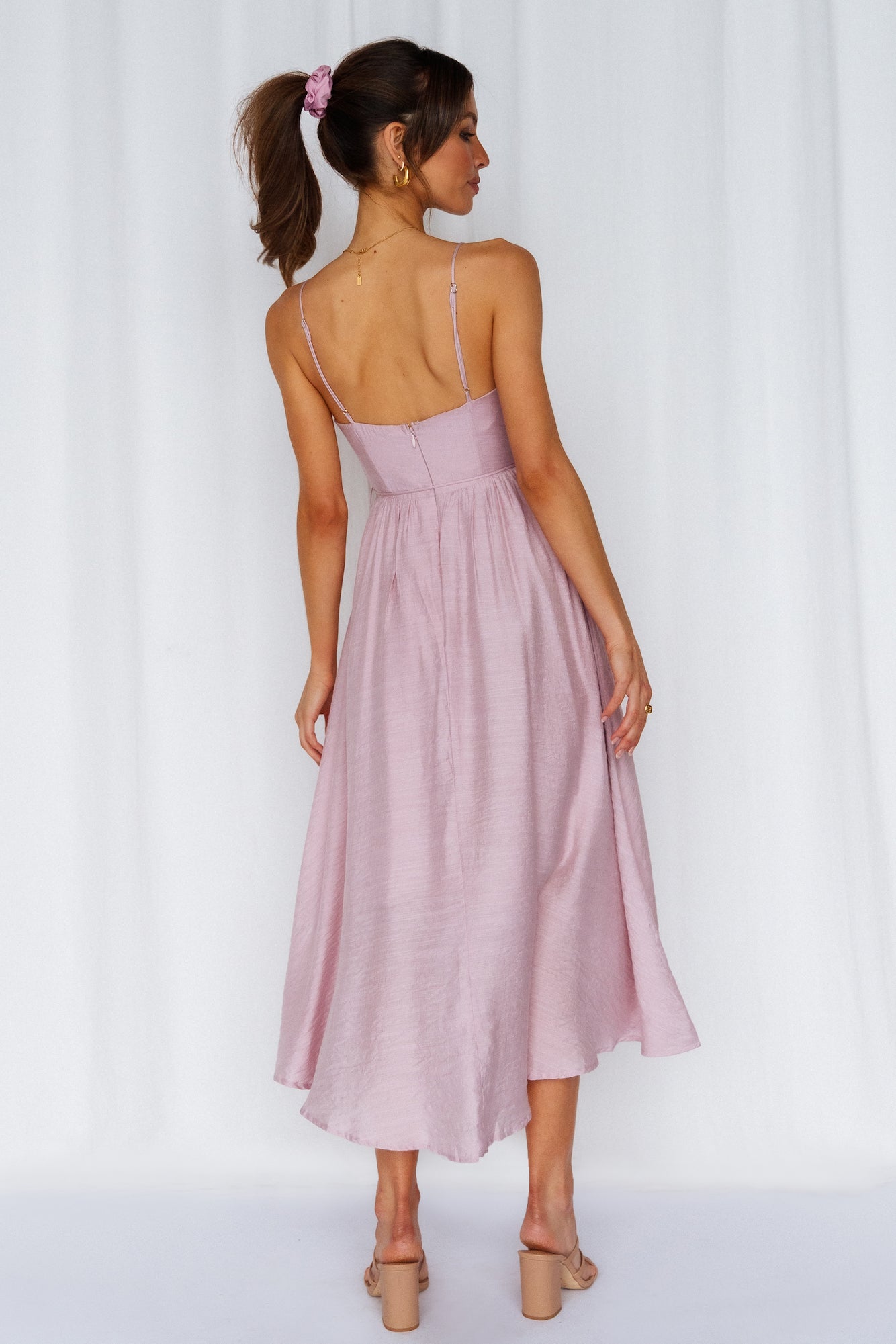 Our Next Brunch Midi Dress Lavender
