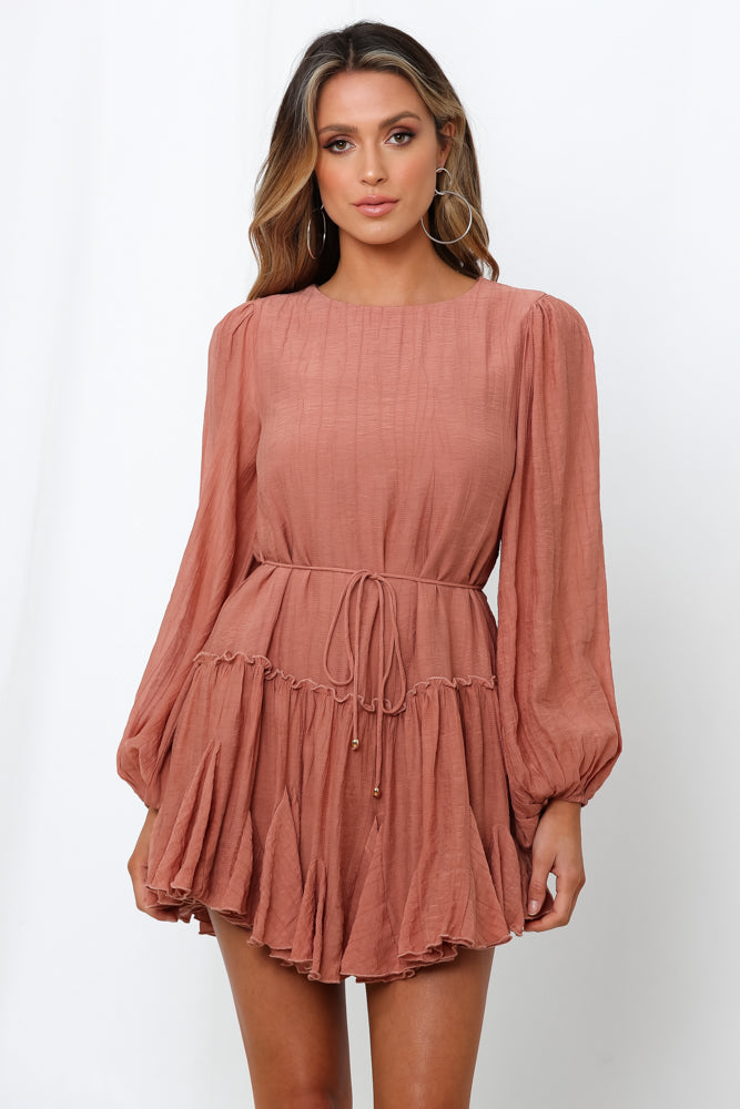 Once In A Blue Moon Dress Rose