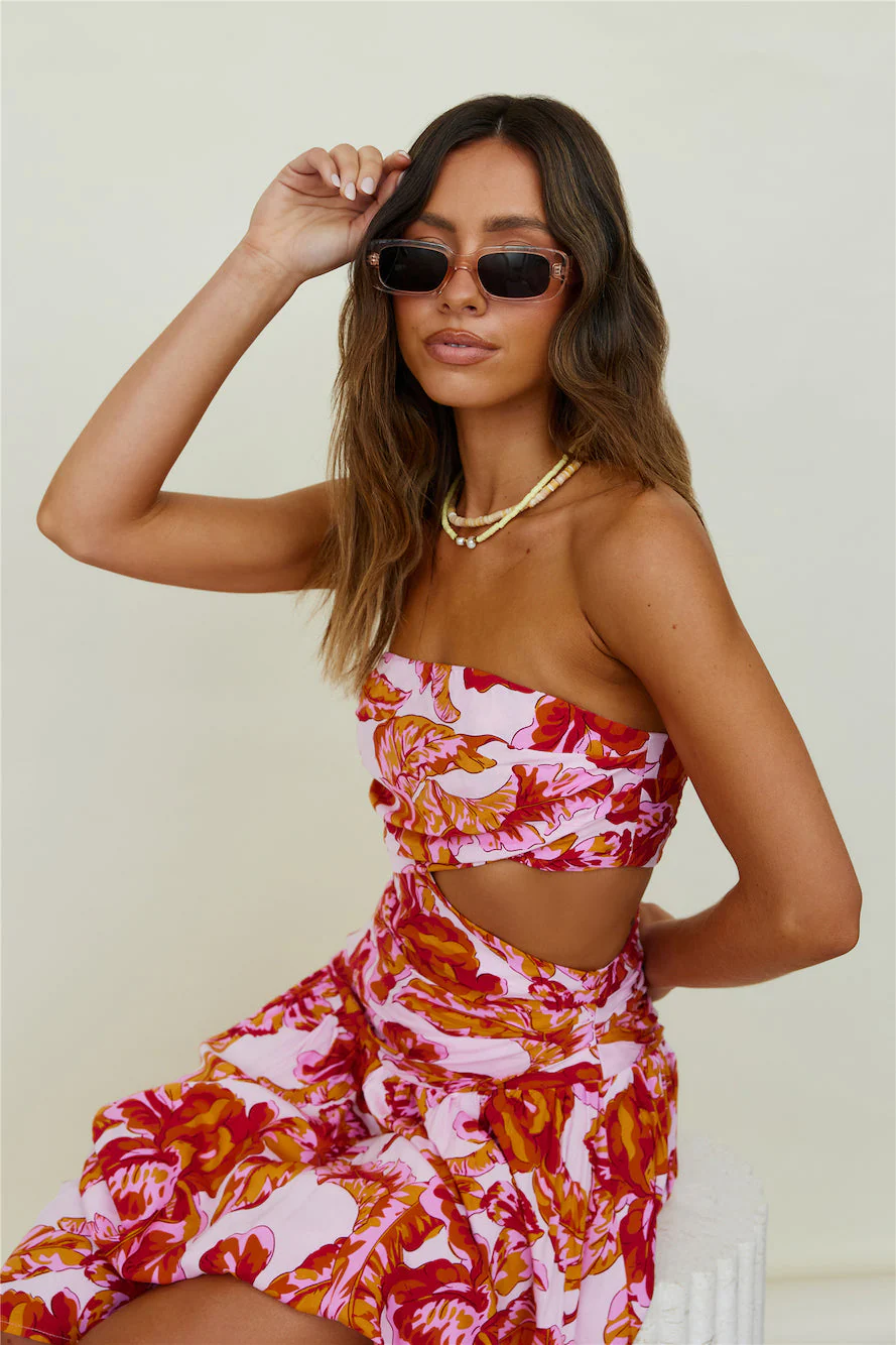 Sun Drenched Maxi Dress Pink