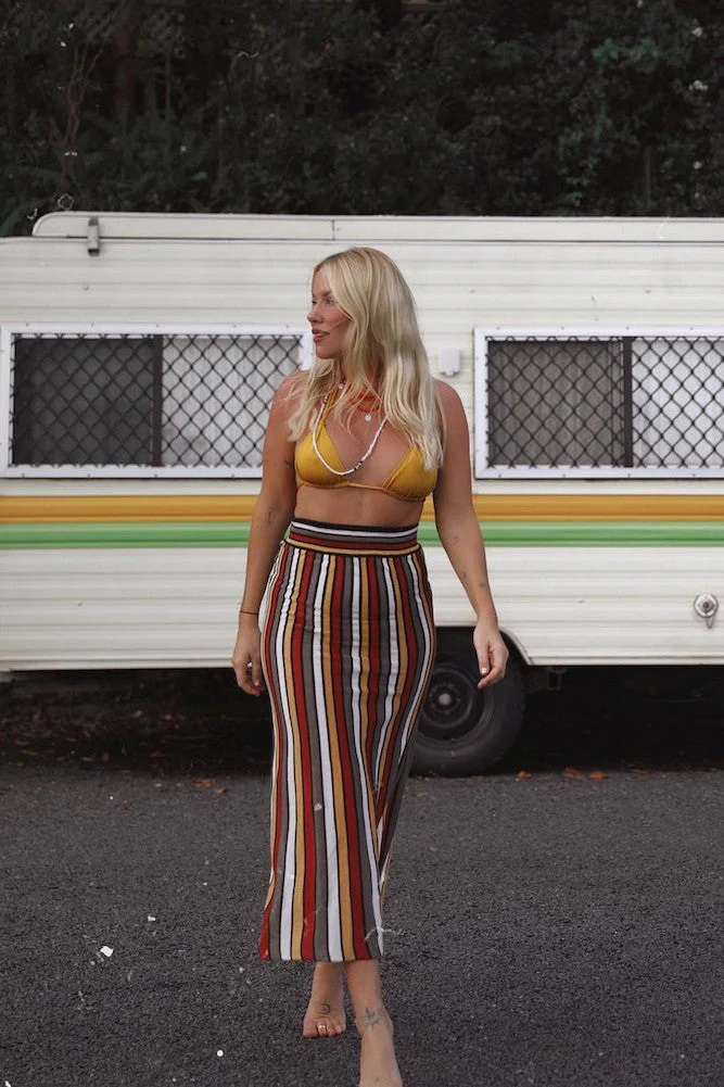 Paros Midi Skirt Multi