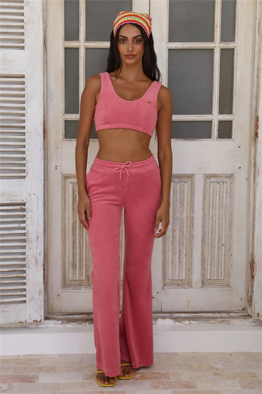 WRANGLER Lagoon Flare Pant Pink