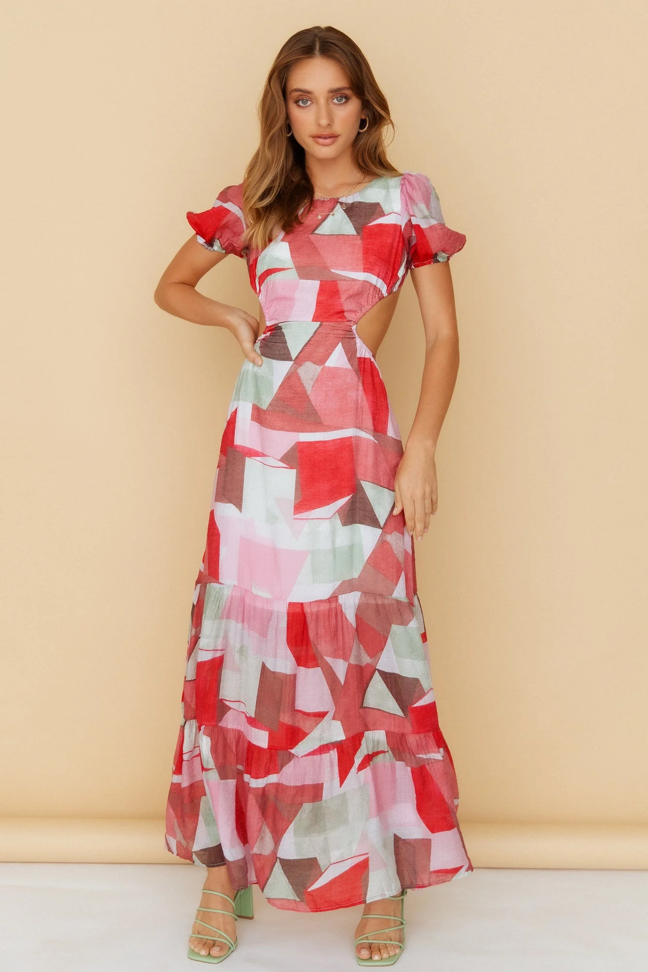 Impression Maxi Dress Red