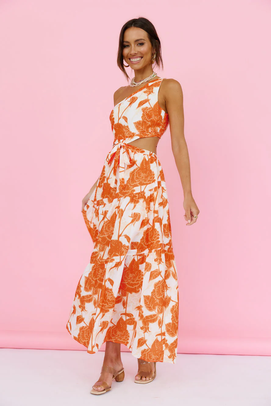 Sundazed Maxi Dress Orange