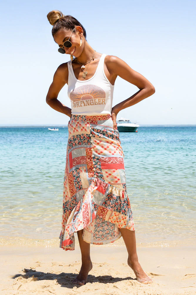 Gingerbread Maxi Skirt