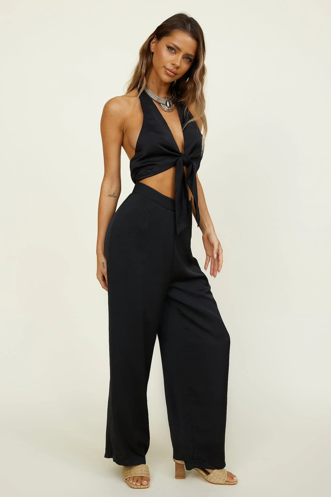SNDYS Aura Jumpsuit Black