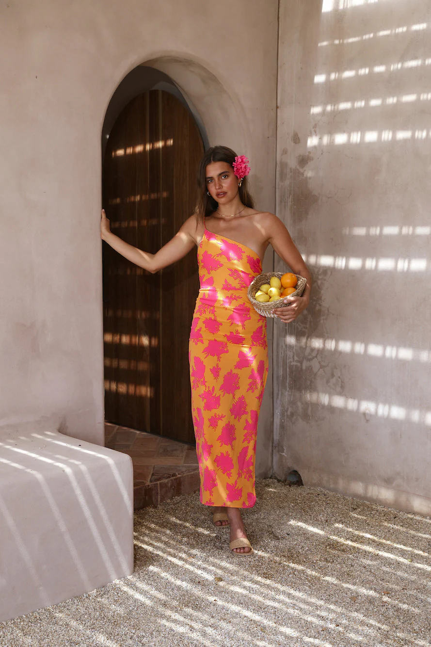 True Glow Maxi Dress Orange