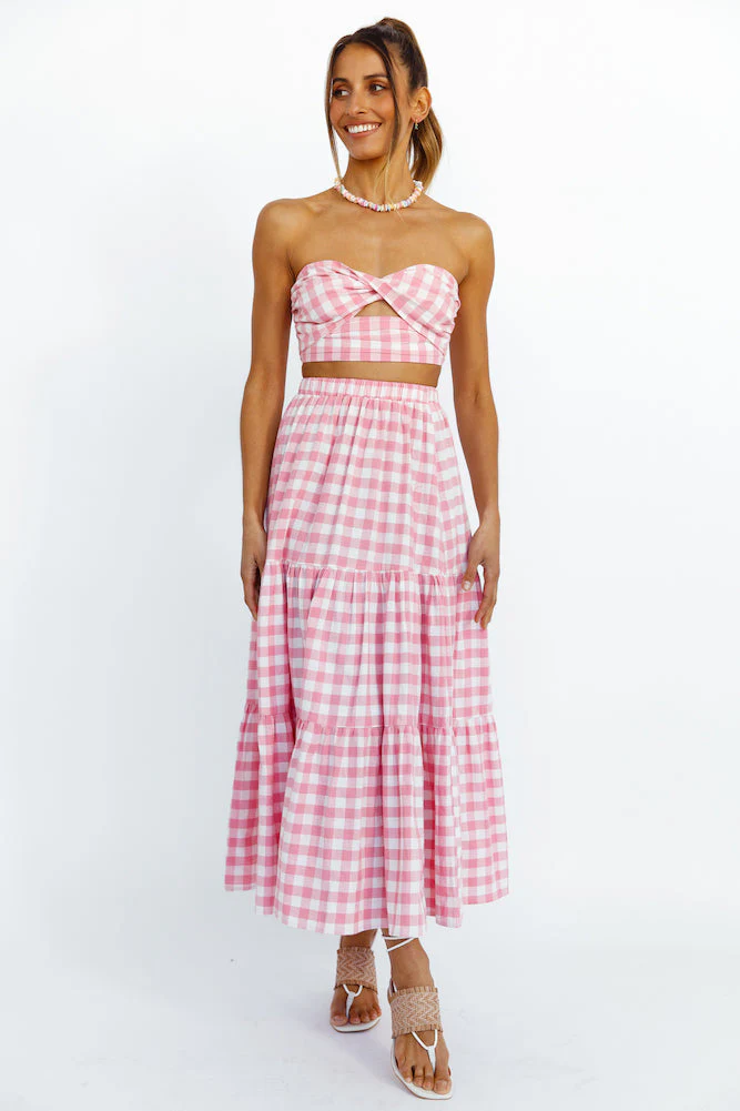 Peach Perfect Crop Top Pink