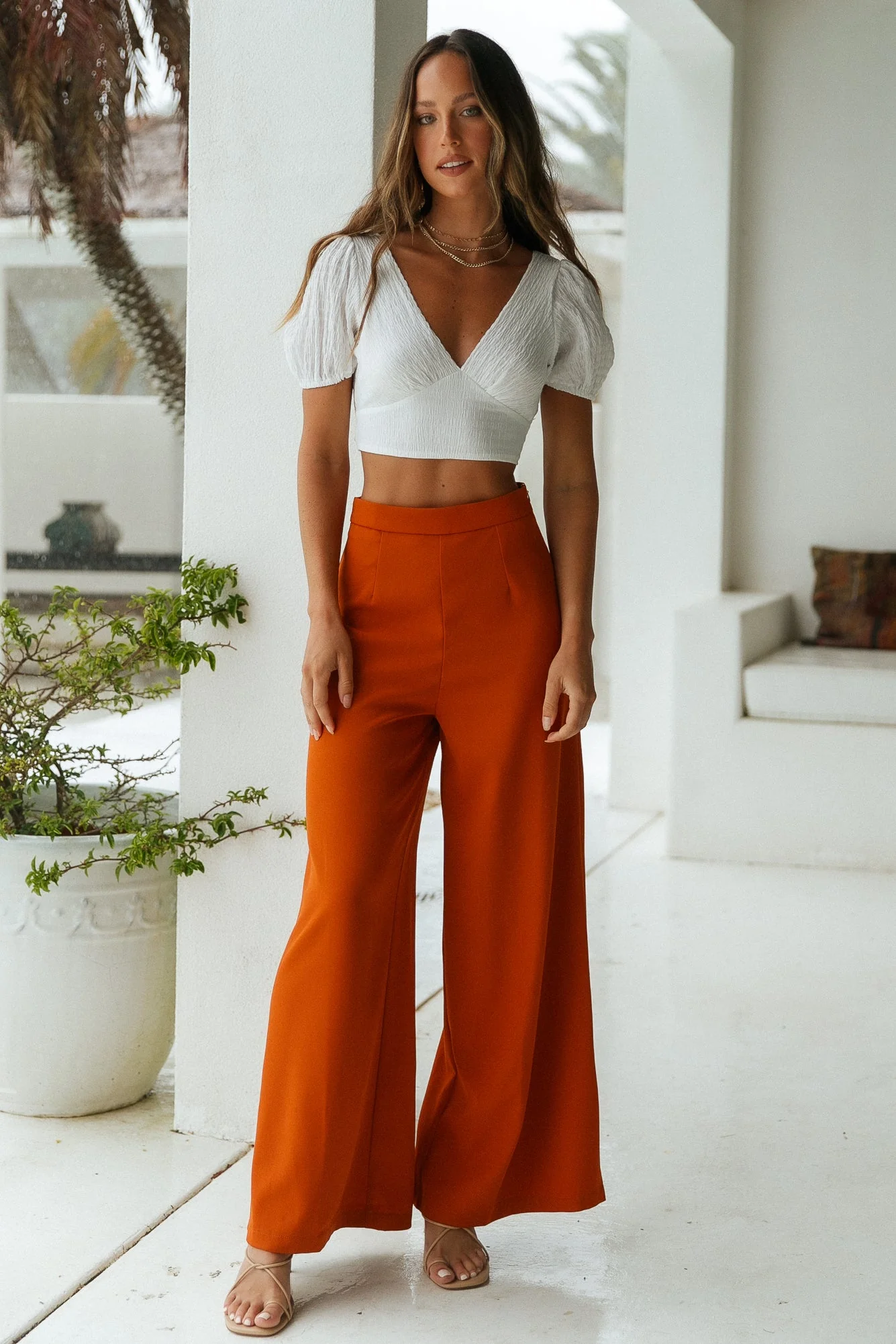 Moondrop Crop Top White