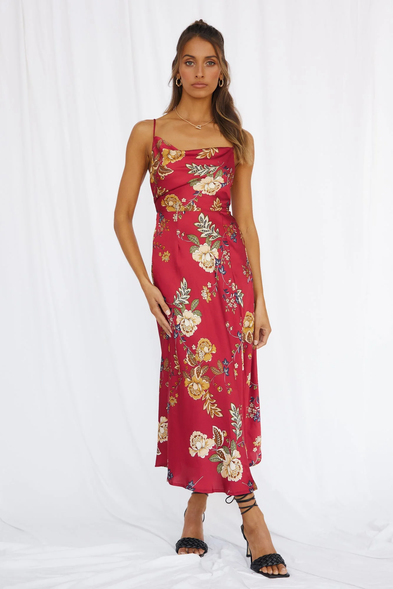 Round The World Maxi Dress Wine