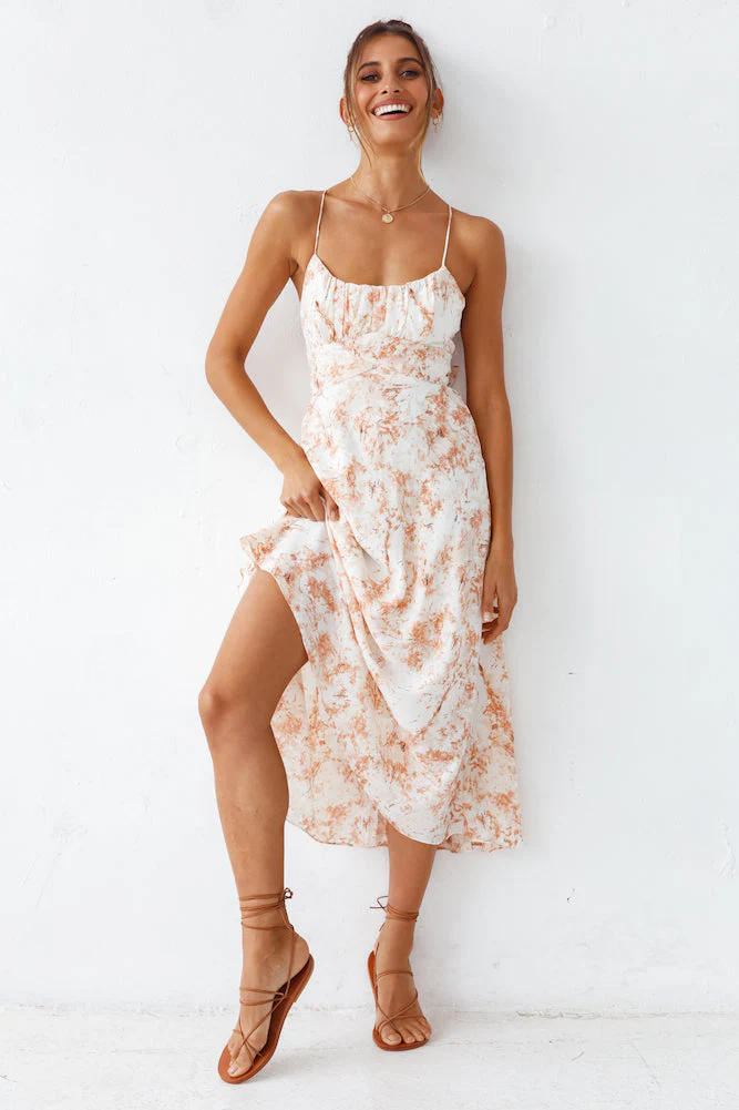 Cinnamon Skies Maxi Dress