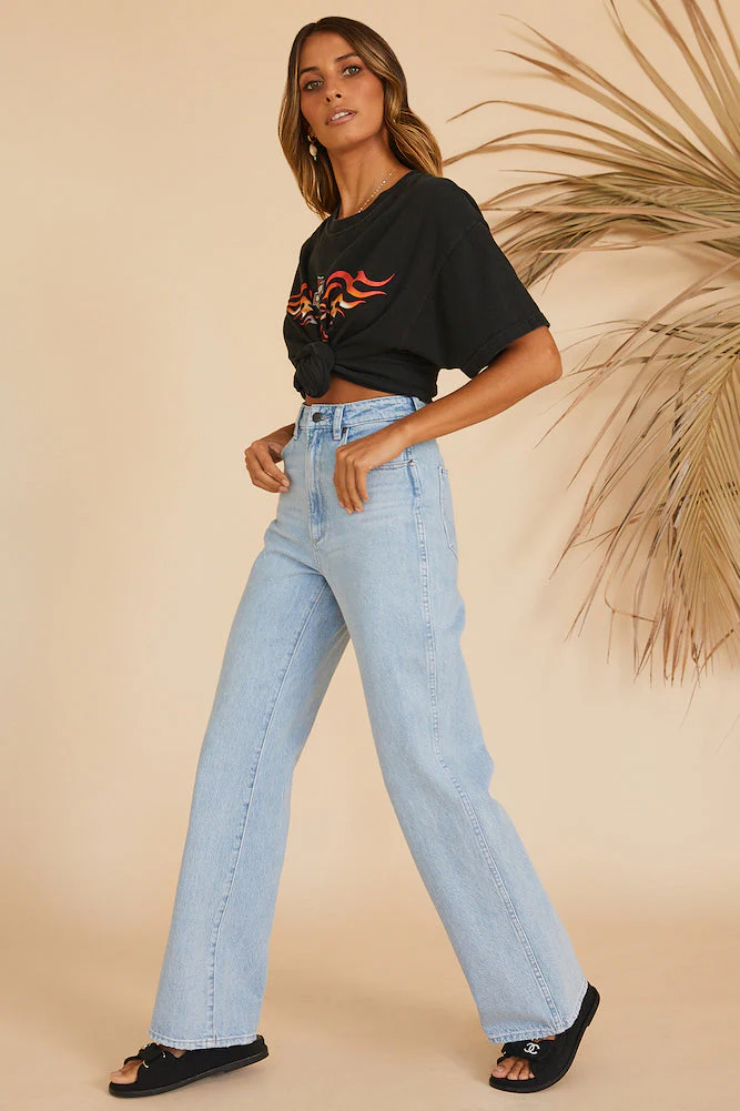 WRANGLER Hi Bells Jeans Delirium