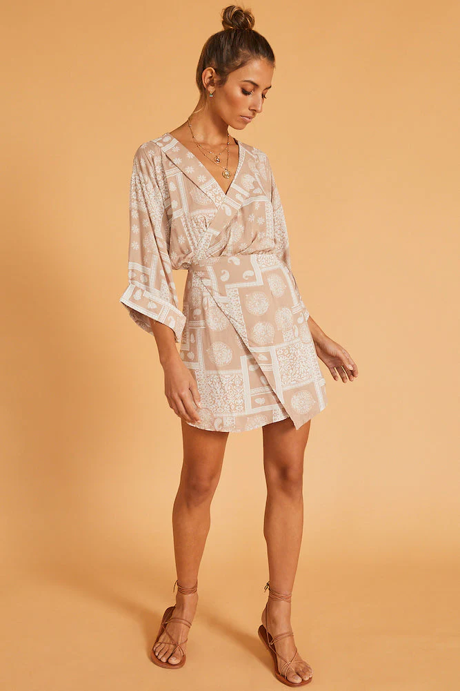 In The Tropics Dress Mocha