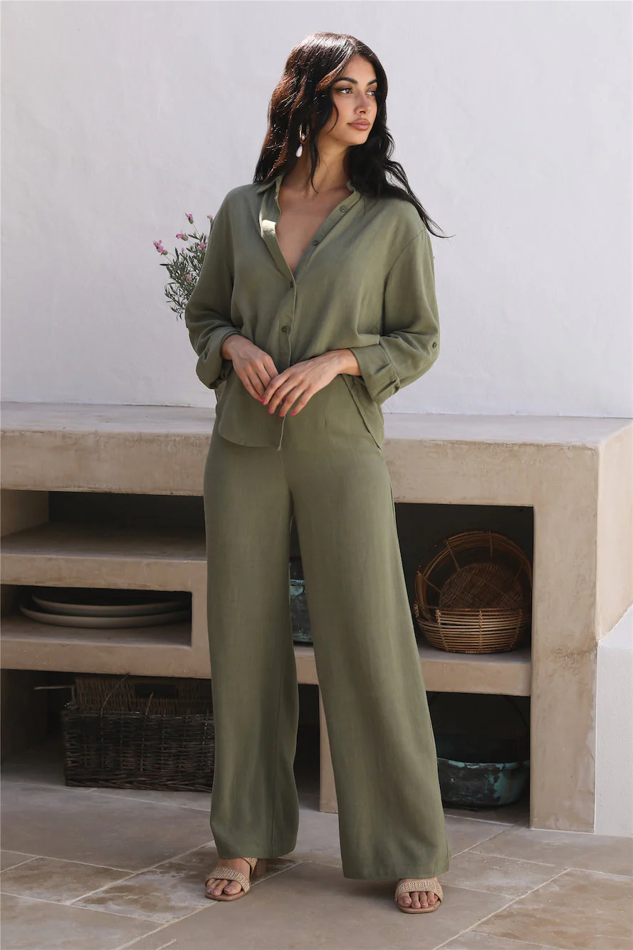 SEVEN WONDERS Kym Pants Khaki