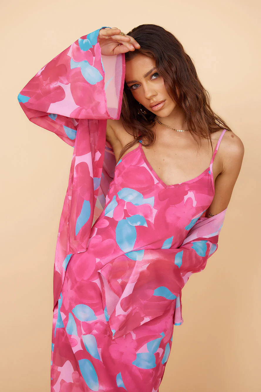 Make Up My Mind Top Pink