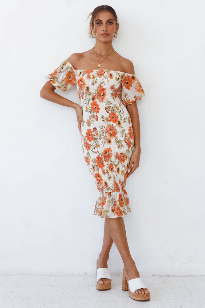 Looking Out Midi Dress