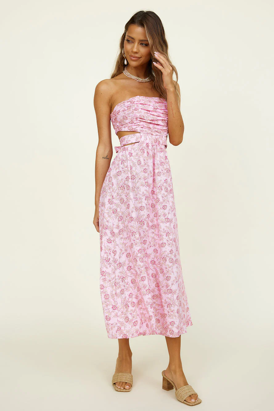Forever Dreaming Maxi Dress Pink
