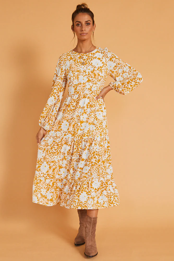 Tea With The Queen Maxi Dress