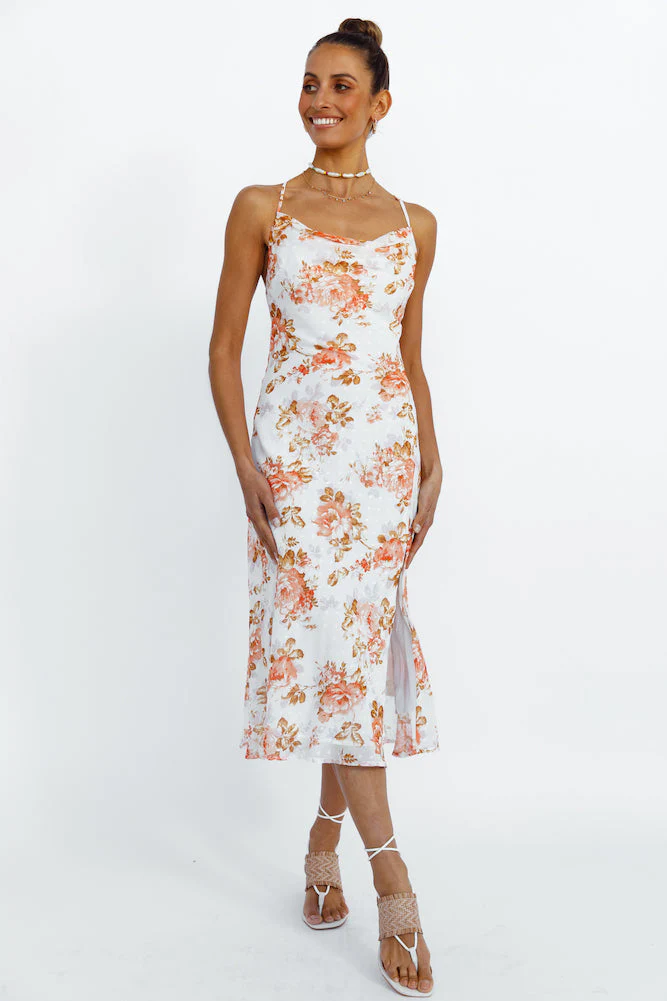 Pocket Of Gold Midi Dress
