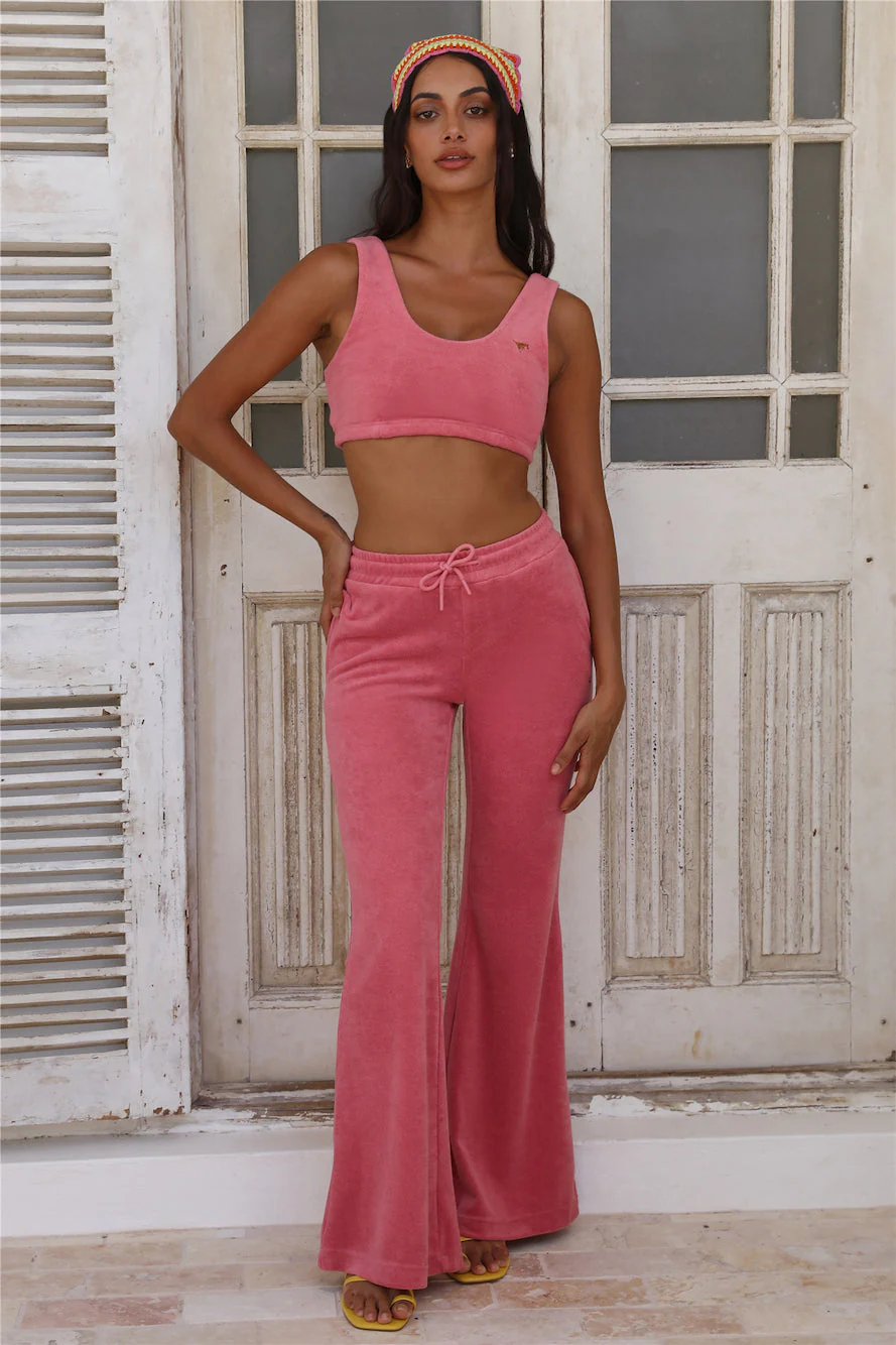 WRANGLER Lagoon Flare Pant Pink