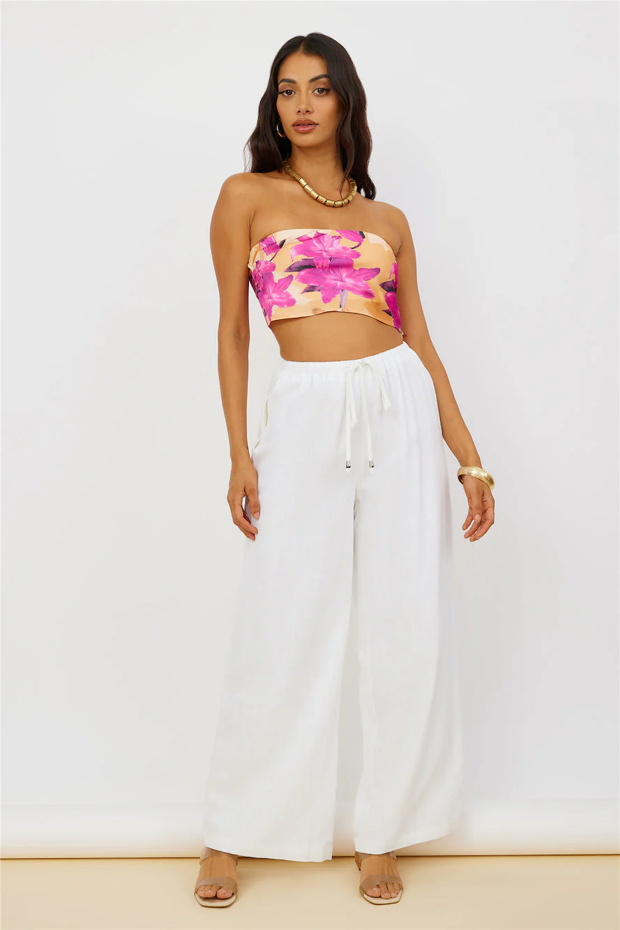 Tangerine Twist Pants White
