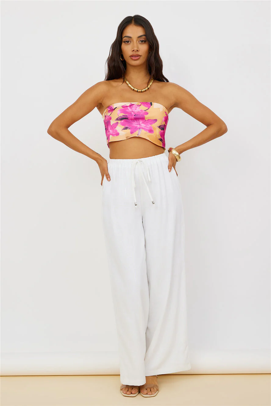 Tangerine Twist Pants White