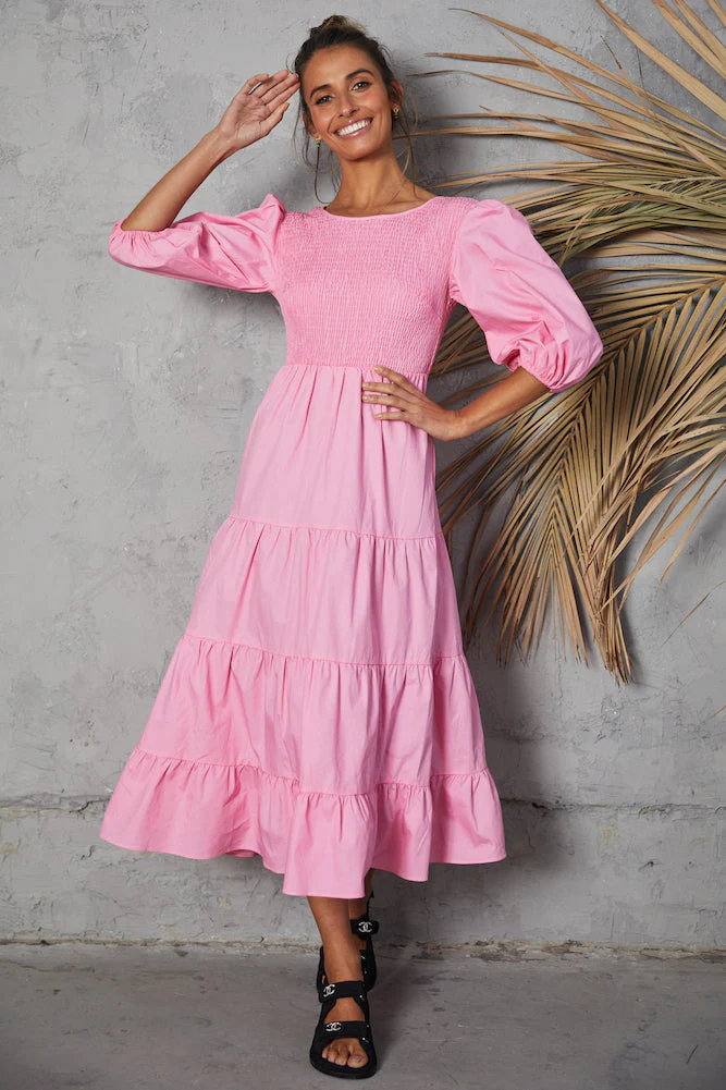 Sunset Daydreams Maxi Dress Pink