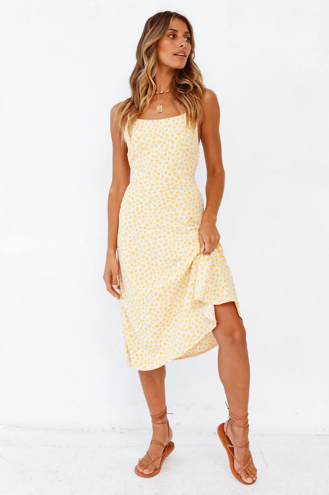 Midsummer Madness Midi Dress