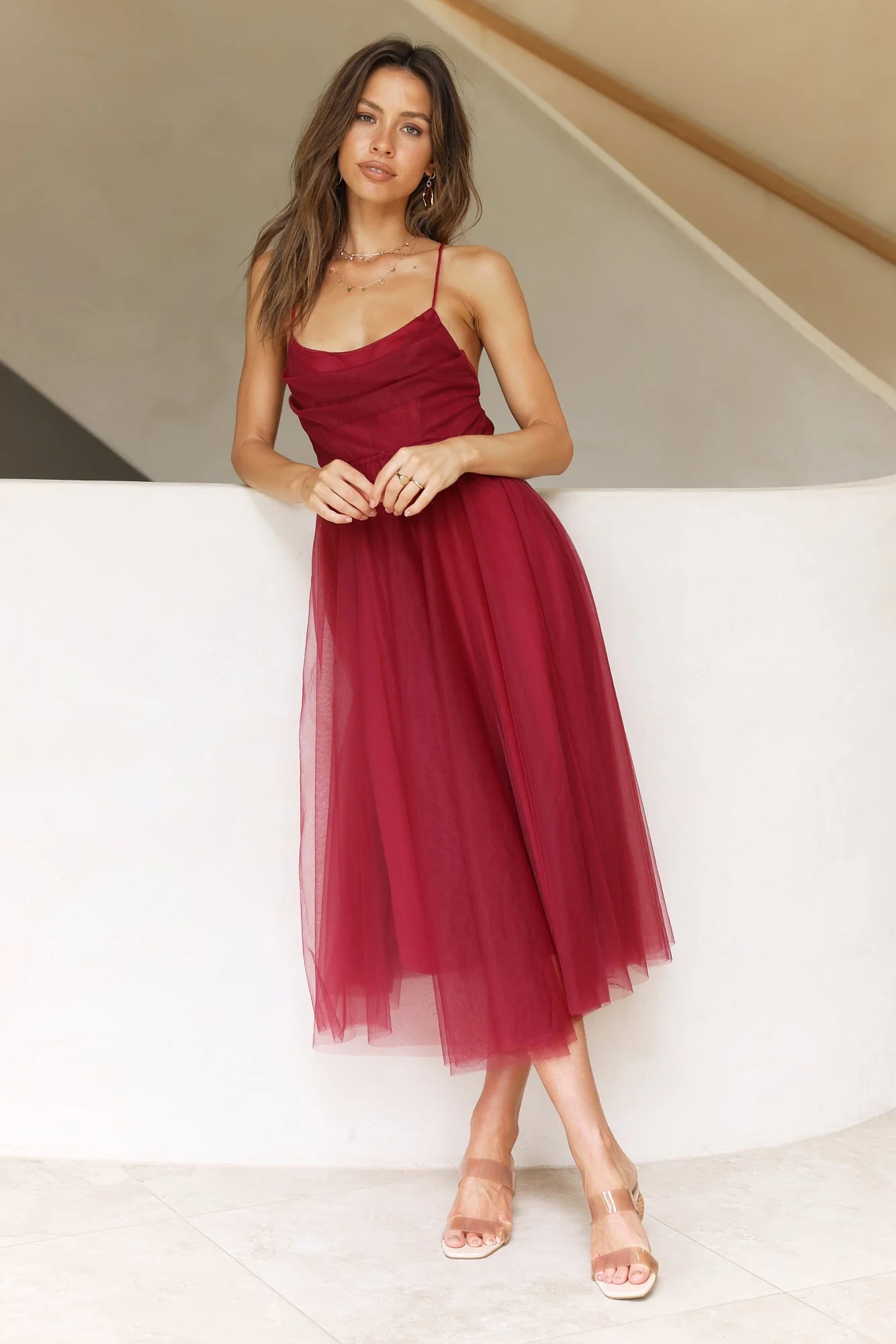 You Gotta Know Maxi Dress Wine
