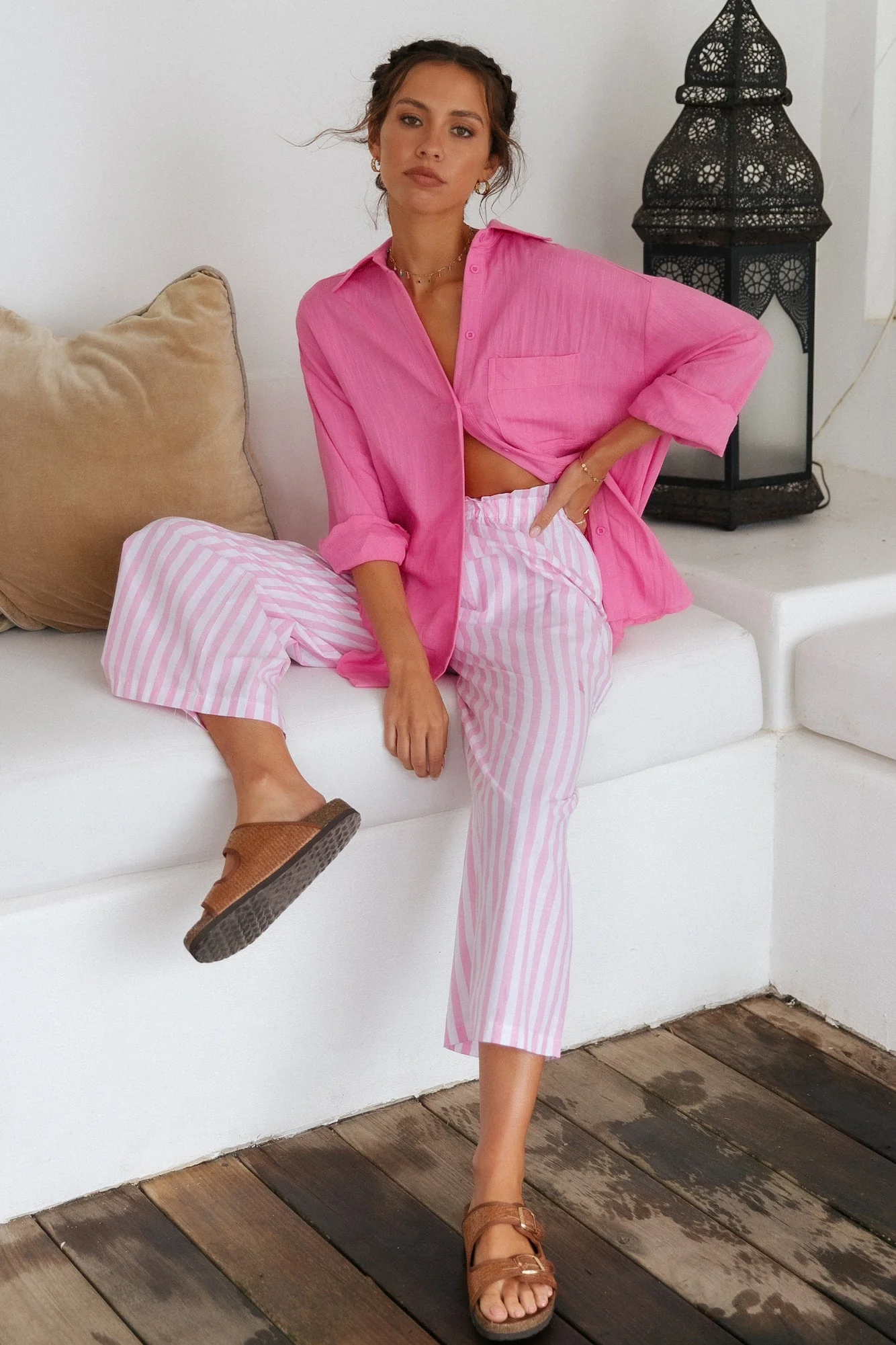 On The Flipside Pants Pink