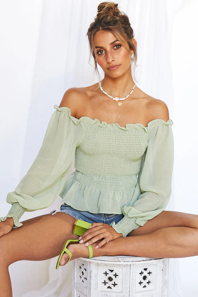 Esther Crop Top Olive