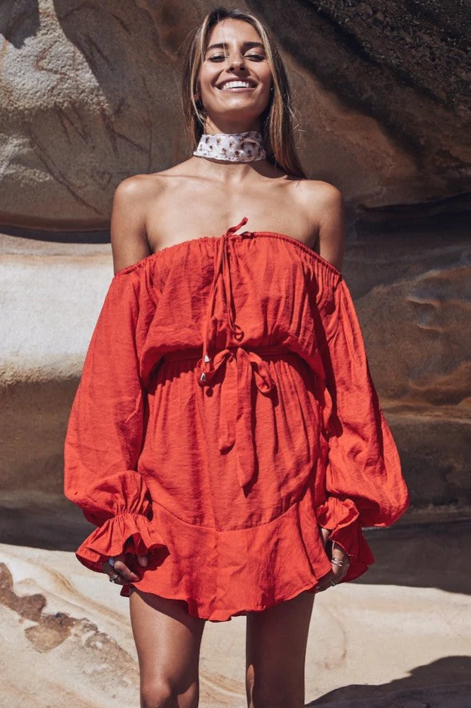Futura Dress Red
