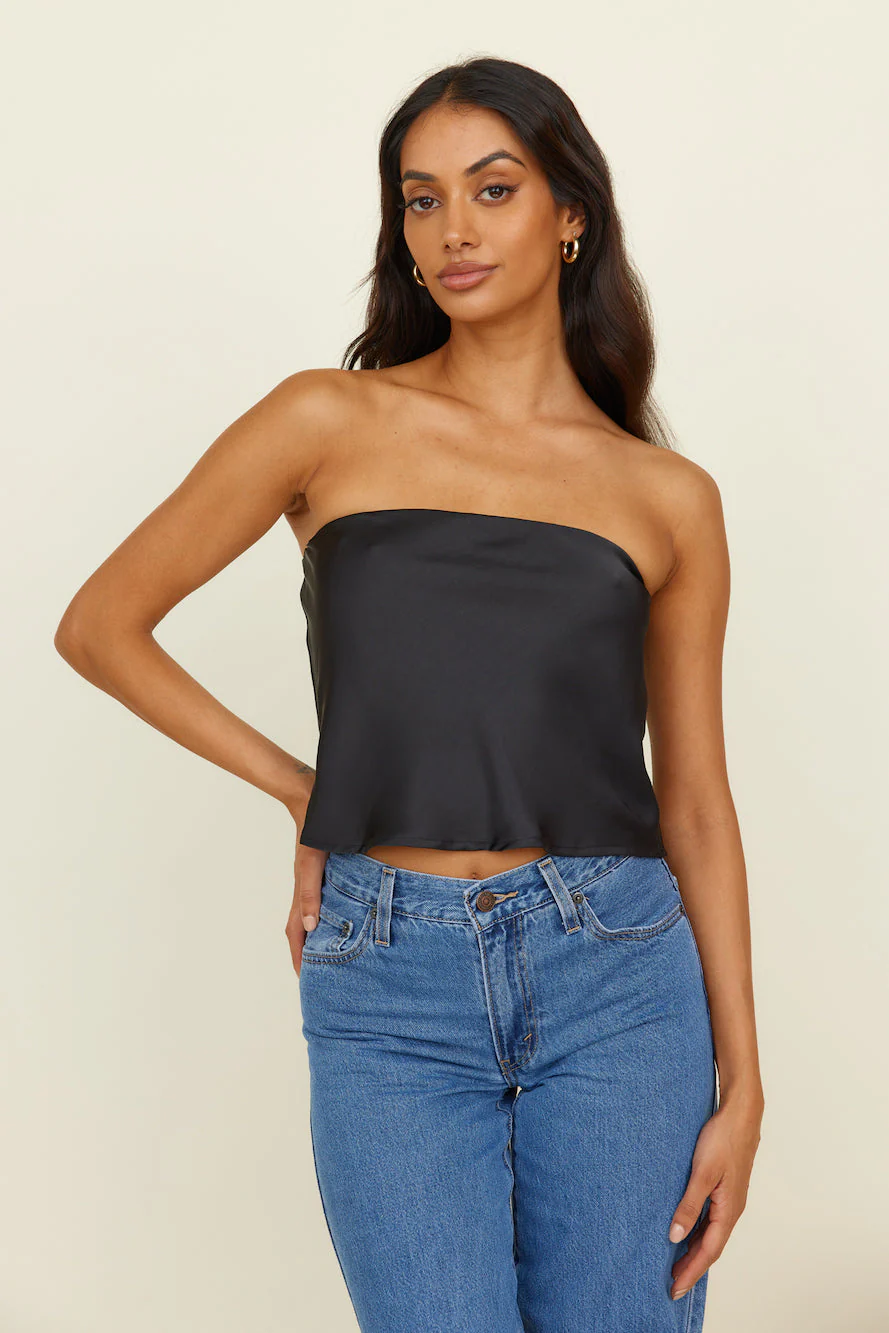 Forever Ago Top Black