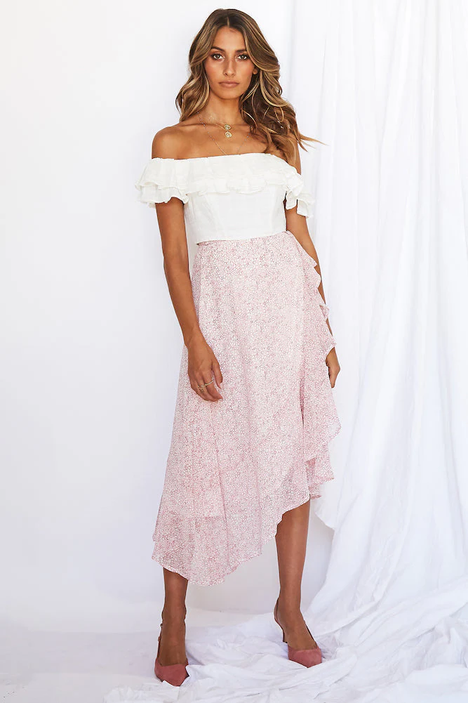 Eye Catcher Crop Top White